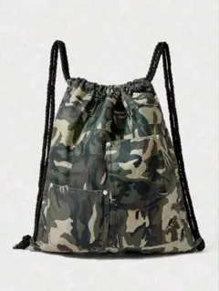 迷彩 ナップザック リュック