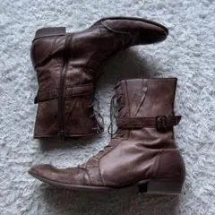 archive boots パンク y2kレザー ブーツ 27.5 - メルカリ