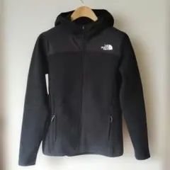 THE NORTH FACEフリースジャケット黒ノースフェイスSパーカーフード