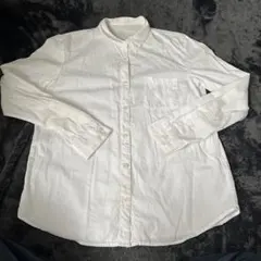 GU 長袖シャツ　ブラウス　ホワイト