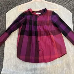 バーバリー チルドレン　チェック　シャツ　110 6歳