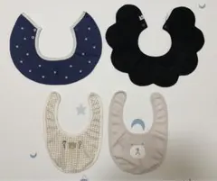 Konny コニー スタイ ブラック バースデイ 星柄スタイ クマ柄 4枚セット