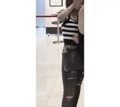 SHEIN ダメージスキニーデニム