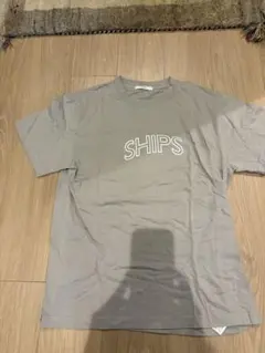SHIPS ロゴプリント Tシャツ グレー Mのサムネイル