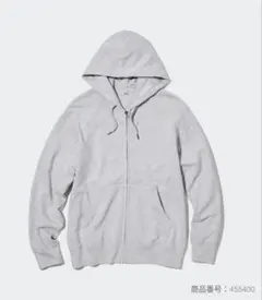 【2点セット】ユニクロ スウェットフルジップパーカー、クルーネックTシャツ