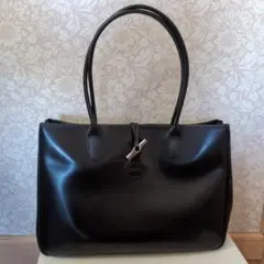 美品】LONGCHAMP ロゾ リバーシブルトートバッグ 銀トグル - メルカリ