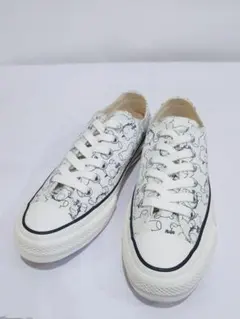 アンダーカバー コンバース アディクト クマ総柄 ローカットスニーカー 26cm