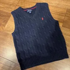 Polo Ralph Lauren ネイビー ベスト 4T