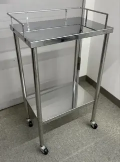 医療用ステンレスワゴン　2段