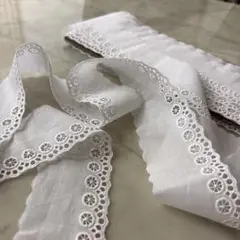 フランスヴィンテージ 豪華大柄刺繍トリム 幅18cm 2m（6.5m内カット