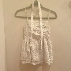 夏服 レディース ドット 韓国ファッション