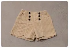 ★値下げ・アプレレクール・美品★コーデュロイ　ショートパンツ　90cm