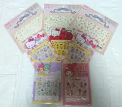 【未使用新品】　日本製　サンリオ　ネイルシール8枚セット【匿名配送】