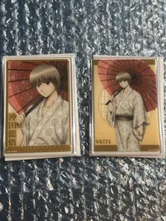 銀魂　沖田総悟　アクリルカード２枚セット