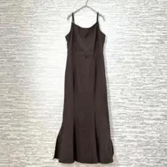 ラウアー LAUIR ブラウン キャミ マキシワンピ Lサイズ✨新品タグ付