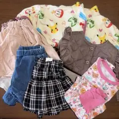 キッズ服 ７点セット ポケモン　アンパンマン　ベスト　ショートパンツ　パジャマ