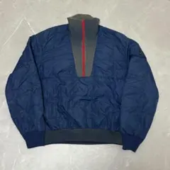 Eddie Bauer 80s 黒タグ ハーフジップダウンジャケット