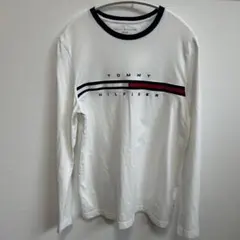 TOMMY HILFIGER ホワイト長袖Tシャツ M
