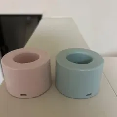 フランフランハンディファン用スタンド ピンク ブルー