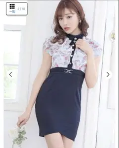 在庫処分SALE中☺︎ DazzyStore シフォントップス キャバドレス