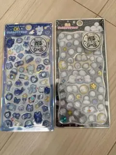 R*n様 光るジュエルプチドロップ 星や動物デザインのシールセット