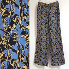 アウトレット◆新品タグ付【総柄】レーヨン イージーパンツ ゆったり No.6