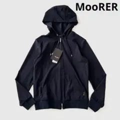 未使用ムーレーMooRERストレッチミリタリージャケットブルゾン 50ブラウン系 MOORER 【SALE】ムーレー ／ 撥水玉虫染色ポリコットン