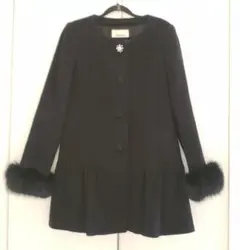 ファー ノーカラージャケット