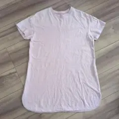 GU　Tシャツワンピース　130 cm くすみピンク　子供服