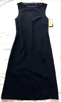 【新品】ASRL ネイビー ノースリーブ ロングワンピース　M