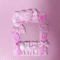 硬質ケース デコケース ハンドメイド ピンク