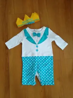 ロンパース　タキシード風