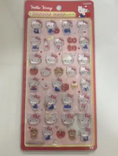 ハローキティ ボンボンドロップシール 赤