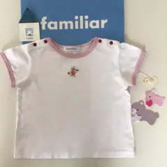 ファミリア 大人気　クマちゃん Tシャツ マリンかわいい80
