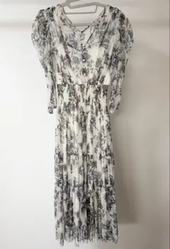 SNIDEL 花柄ワンピース ロング丈 0サイズ