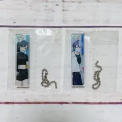 プロセカ　白石杏・青柳冬弥　アクリルスティックキーホルダー