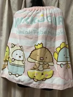 新品　すみっコぐらしラップタオル　スイムタオル　丈60cm 保育園　幼稚園　帰省