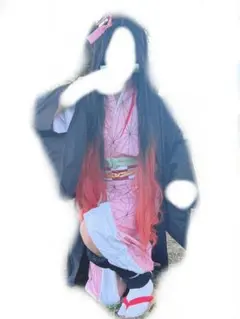 竈門禰豆子 禰豆子 コスプレ 鬼滅の刃 鬼滅 衣装 ウィッグ 靴