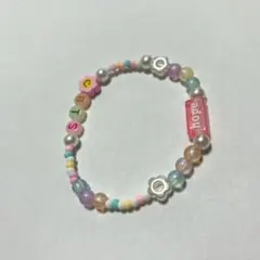 ビーズブレスレット2個セットBTS j-hope ハンドメイド　アクセサリー
