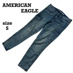 AMERICAN EAGLE デニムパンツ ジョガー風 カーゴジーンズ S