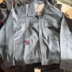 メンズ　作業服　デニム風　サイズ5Lのサムネイル