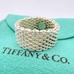 美品】ティファニーサマセットリング 17号～18号 新品仕上げ Tiffany