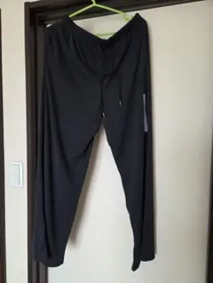 未使用品 GU リブプルオンパンツ 黒 Lサイズ