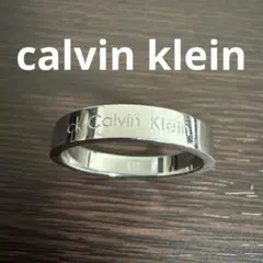 【格安！】Calvin Klein カルバンクライン 指輪 ロゴリング 22号