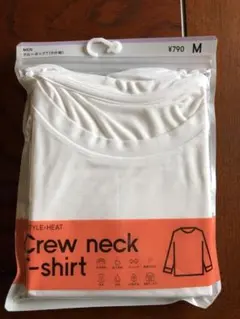 【最終値下げ】GU STYLE-HEAT クルーネックTシャツ M