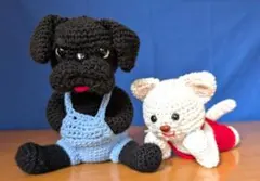 あみぐるみ　ニャンコとフレブル