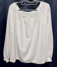 ハンドメイド/柄ブラウス