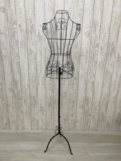 アイアン　マネキン トルソー ワイヤー　ブラック　　Kuai