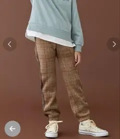 裏起毛カットパンツ