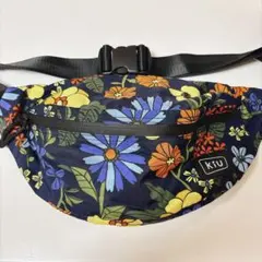 Kiu ボディバッグ 花柄 ウエストポーチ